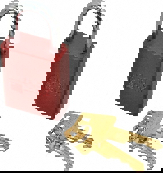 Lockout Padlock: Keyed Different, Alumin